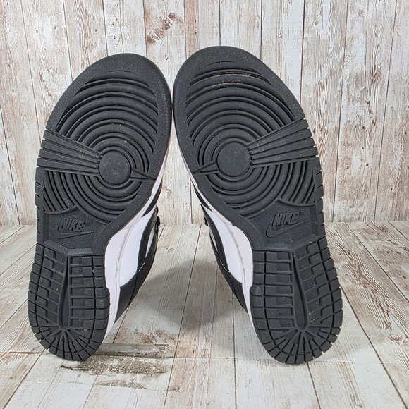Nike Dunk Low Black White Women Casual Sneakers DD1503 101 Size 7 - Picture 7 of 8